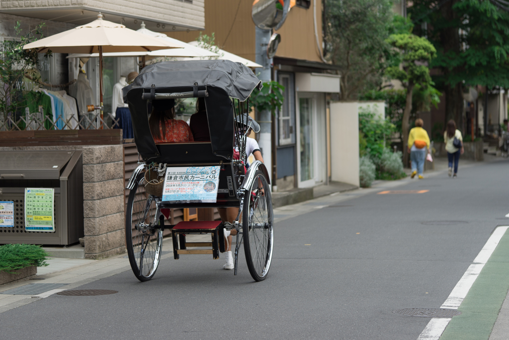 鎌倉スナップ　人力車