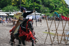 油壺　第40回道寸祭り　笠懸