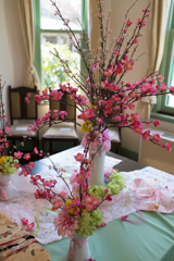 ブラフ18番館　桃の節句　　　"華"！"花"！装飾