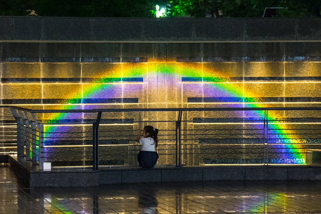 虹に触ってみたかった子