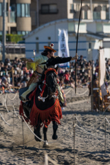 逗子海岸　流鏑馬