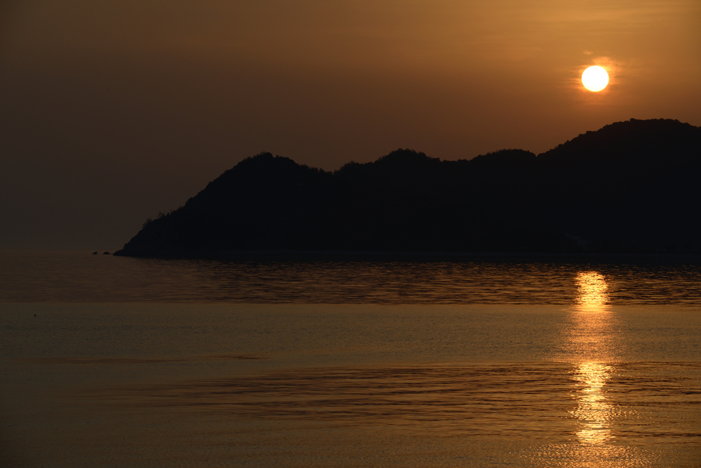 夕暮れの像鼻ヶ崎