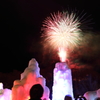 氷濤祭りの花火