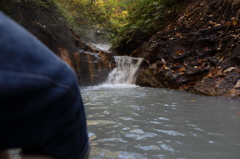 自然の足湯