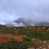 旭岳と紅葉