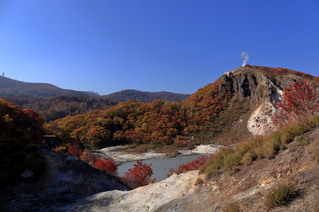 大湯沼紅葉