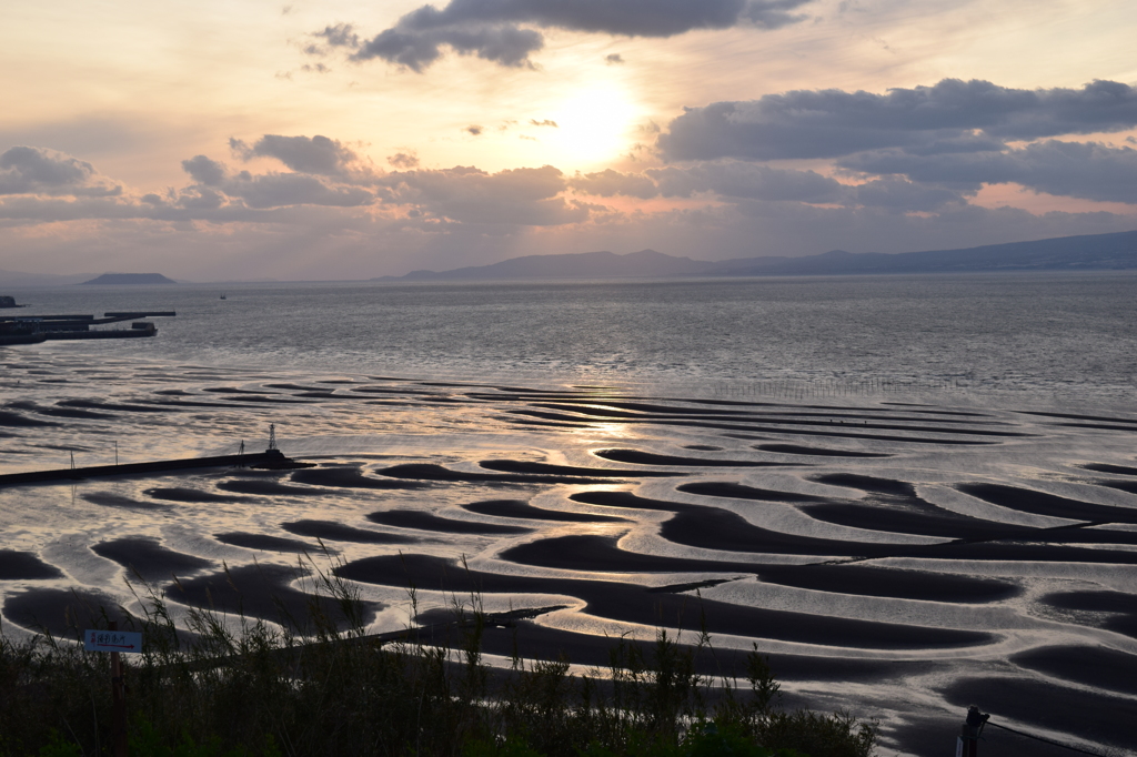 有明海の夕暮れ　リベンジ　その一