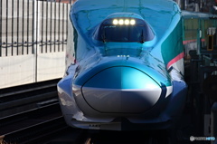 木古内駅にて