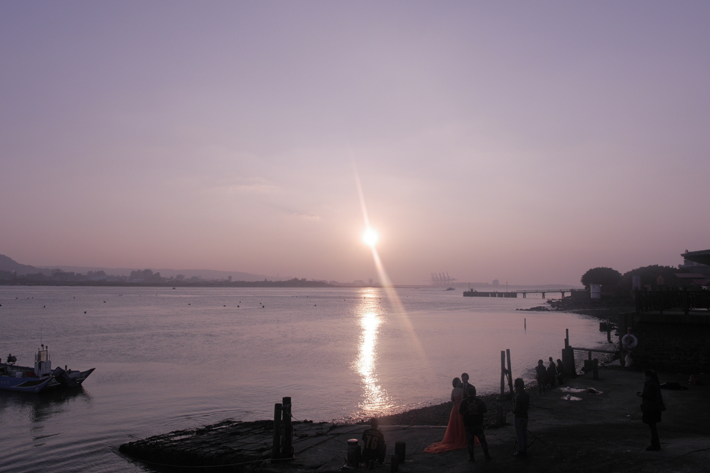 淡水の夕日②