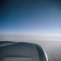 二眼レフで撮る機窓 - 787-8 (Film)