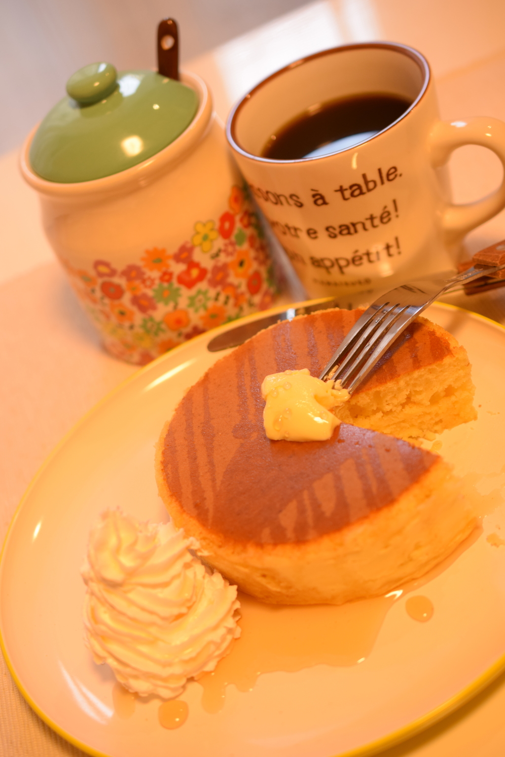 厚焼きホットケーキ