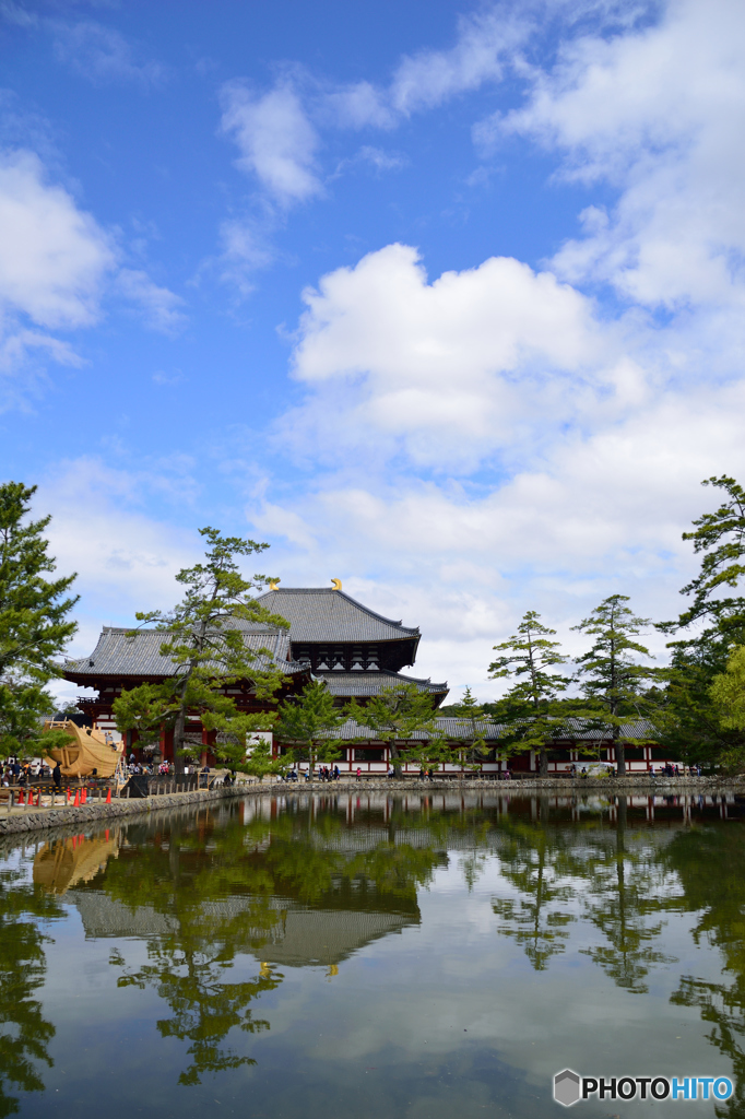 晴れの東大寺
