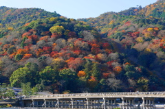 渡月橋中景