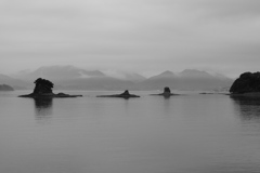 雨の瀬戸内海