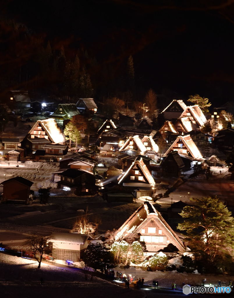 白川郷　合掌造り