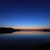 伊豆沼の夜明け