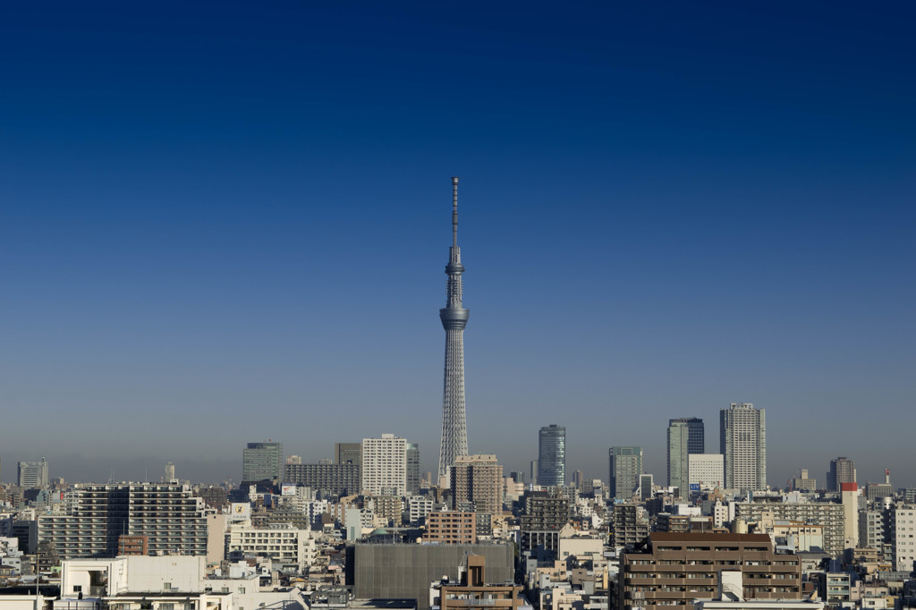 青空とスカイツリー
