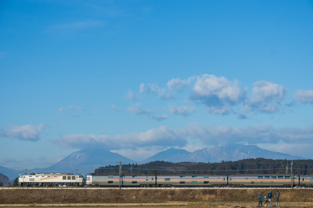 日光連山の頂き