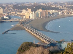 江ノ島より対岸方面