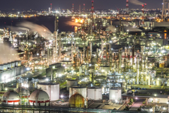 工場夜景