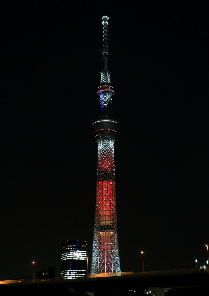 スカイツリーのイルミネーション１