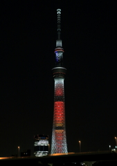 スカイツリーのイルミネーション１