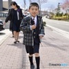 入学式へ向かう2