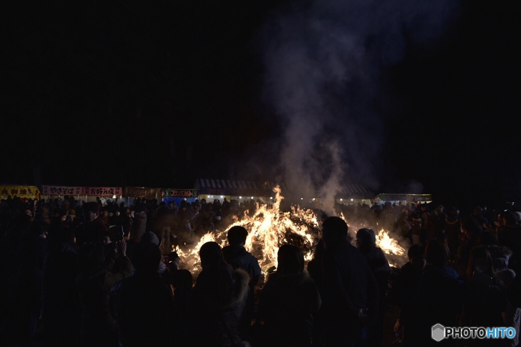 どんと祭 賀茂神社