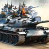 観閲隊行進　74式戦車１