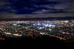 藻岩山からの夜景＜暗め＞