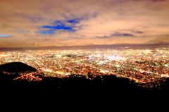 ため息が漏れる美しい藻岩山の夜景