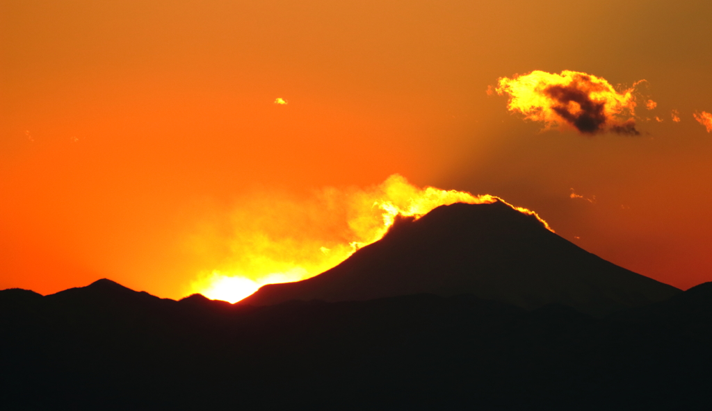 サンシャイン展望台から見る富士山