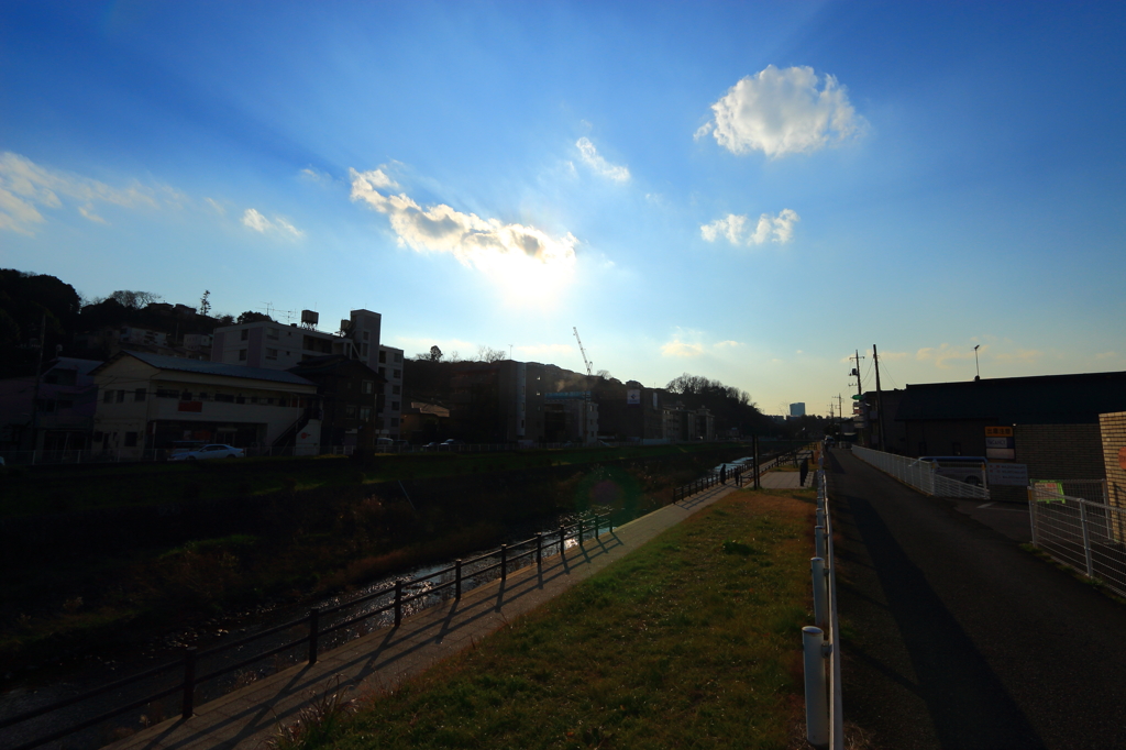 雫が歩く道