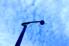 寂しくたたずむ街灯