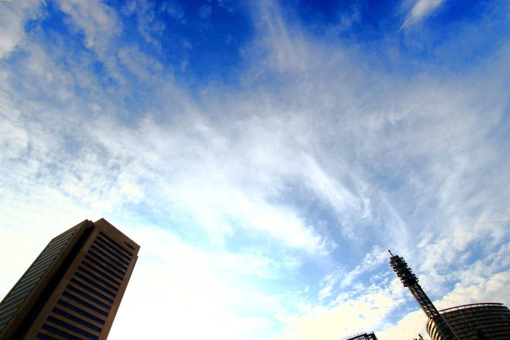 太陽が生み出す空の絵画