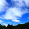 流れ動く雲を感じる