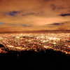 藻岩山から夜景。