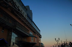 宮殿の夕暮れ