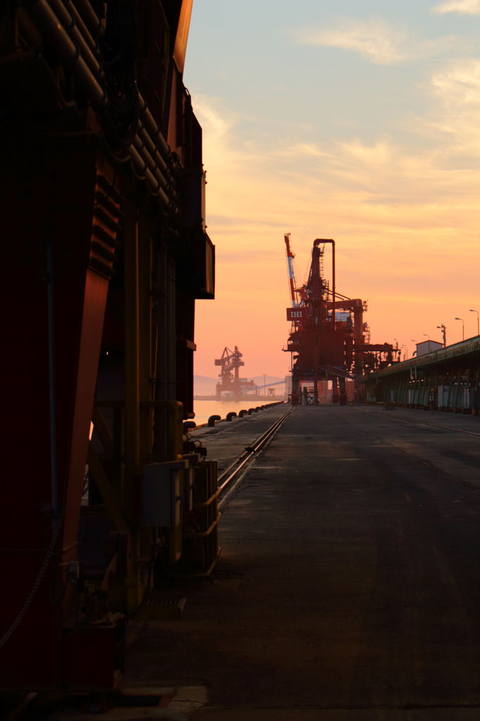 港湾で過ごす楽しい休日