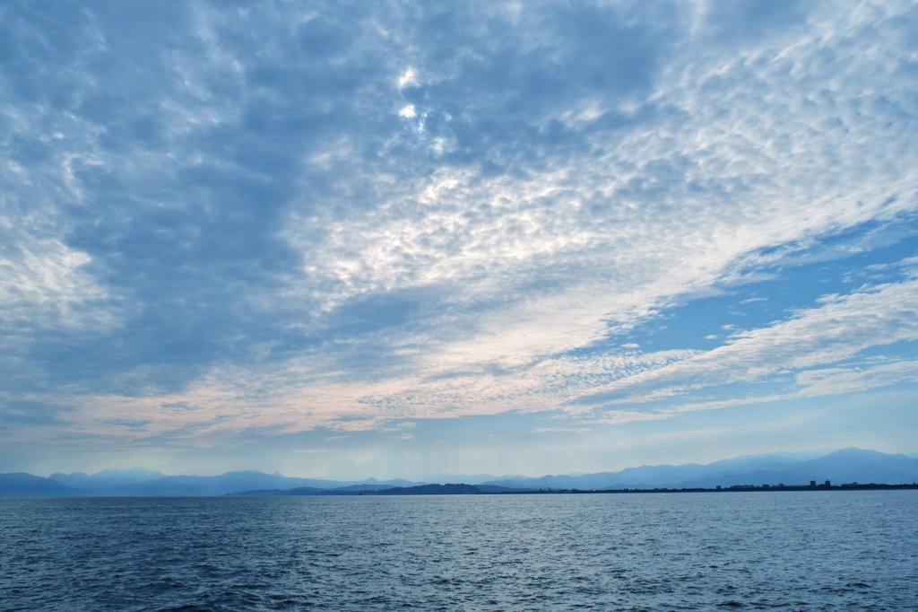 神奈川県 稚児々淵からの空の景色