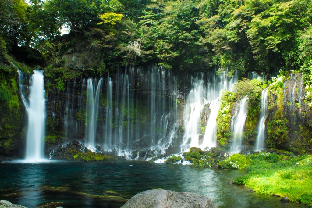 静岡県 白糸の滝