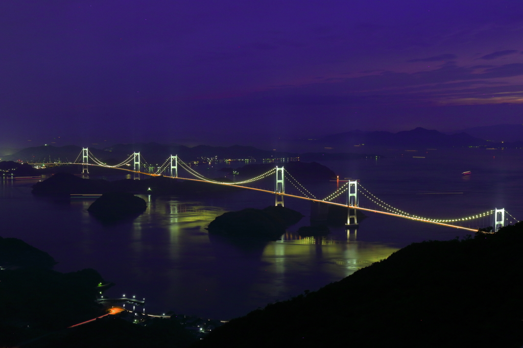 雨上がりの来島海峡