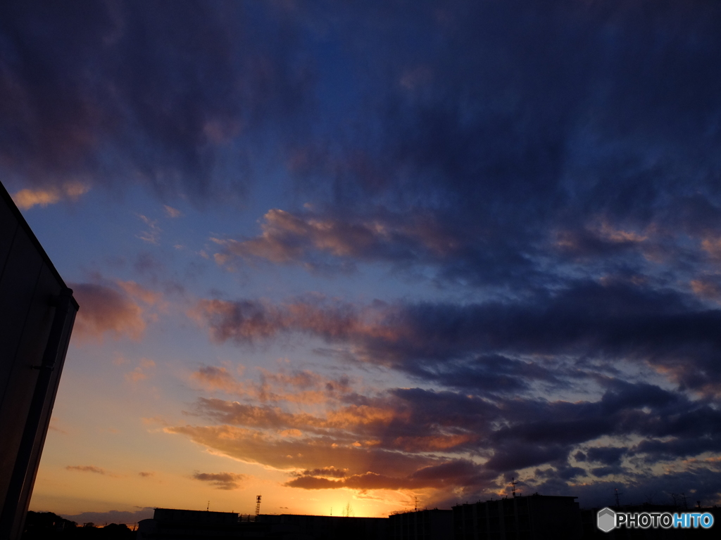 12/27　今日の夕空3。