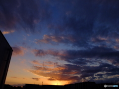 12/27　今日の夕空3。