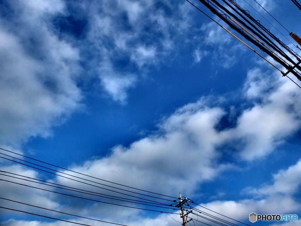 1/17　今日の青空1。