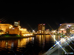 みなとみらい　夜景1。