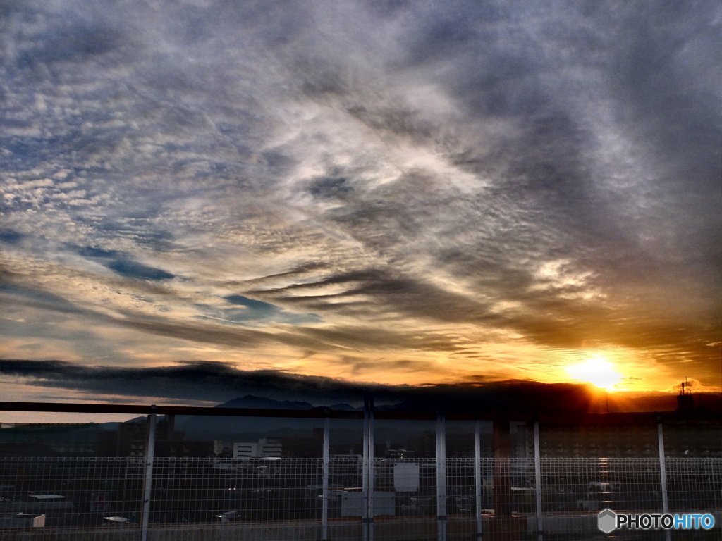 11/21　今日の夕空7。