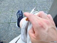 ちょいと一服。