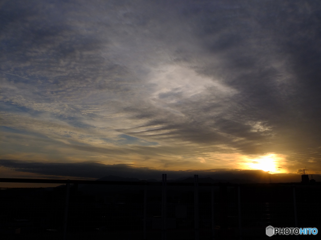 11/21　今日の夕空4。