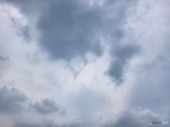7/8　横浜の空。